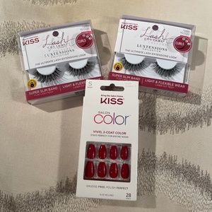 NWT Kiss Nail and Lash Beauty Bundle